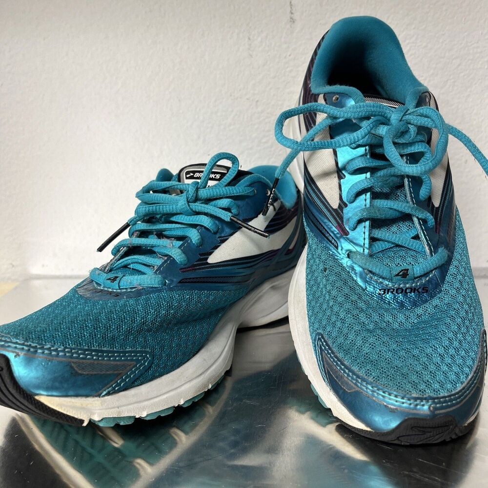 Brooks Womens Launch 4 1202341B477 Blue Running Shoes Sneakers Size 7.5 B